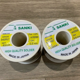 Cuộn chì hàn SANKI 800g 0.8mm
