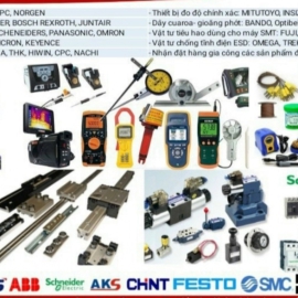 Linh kiện khí nén - Thủy lực - Thiết bị đo - Thiết bị điện tử chuyên dụng 